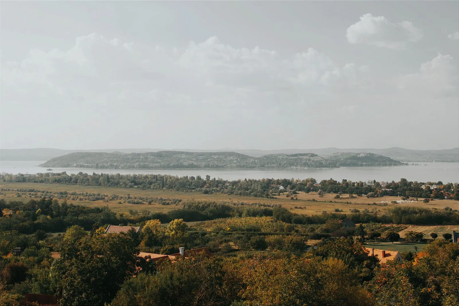 The rolling Hungarian countryside