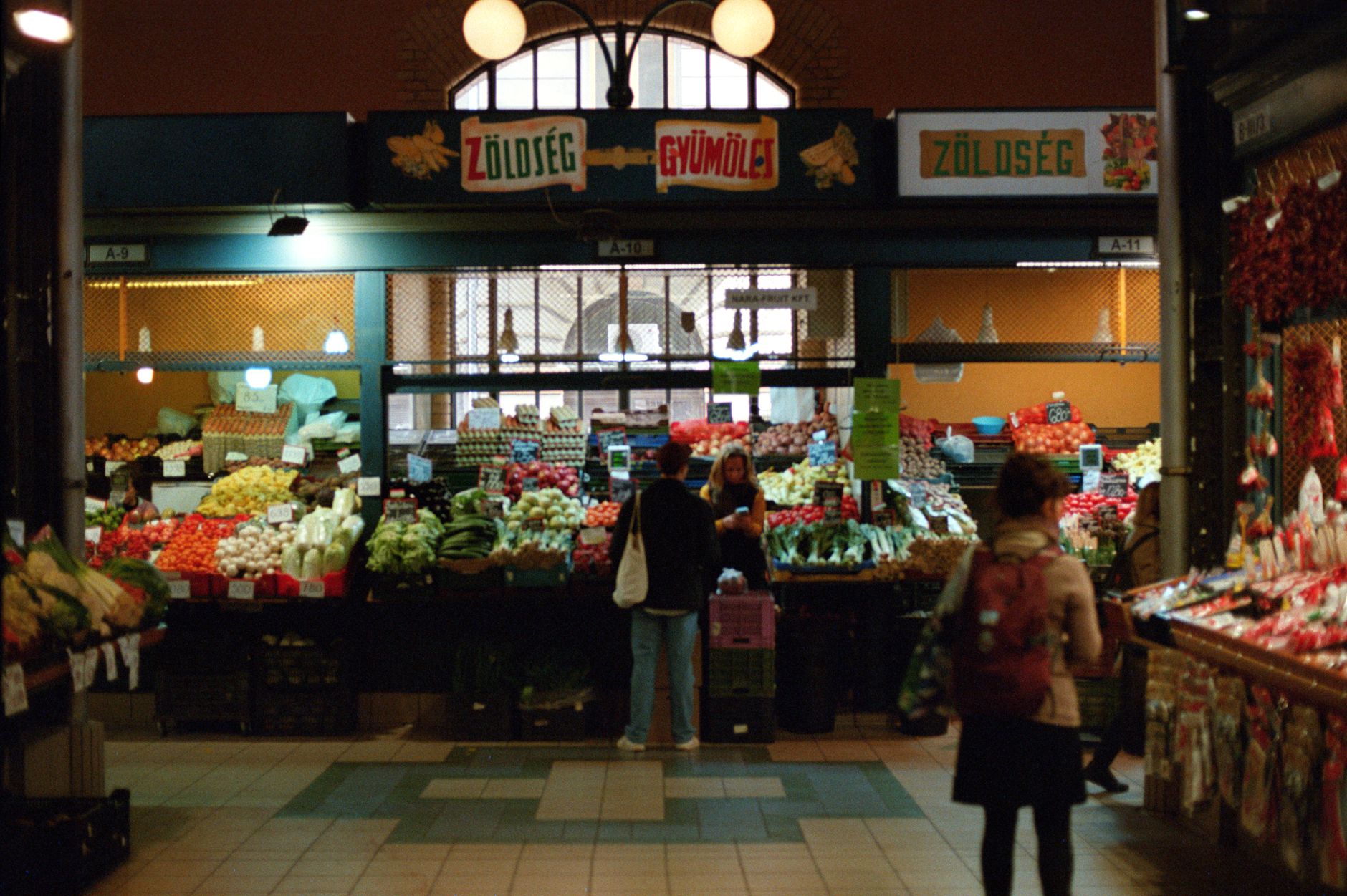 The Great Market Hall in Budapest