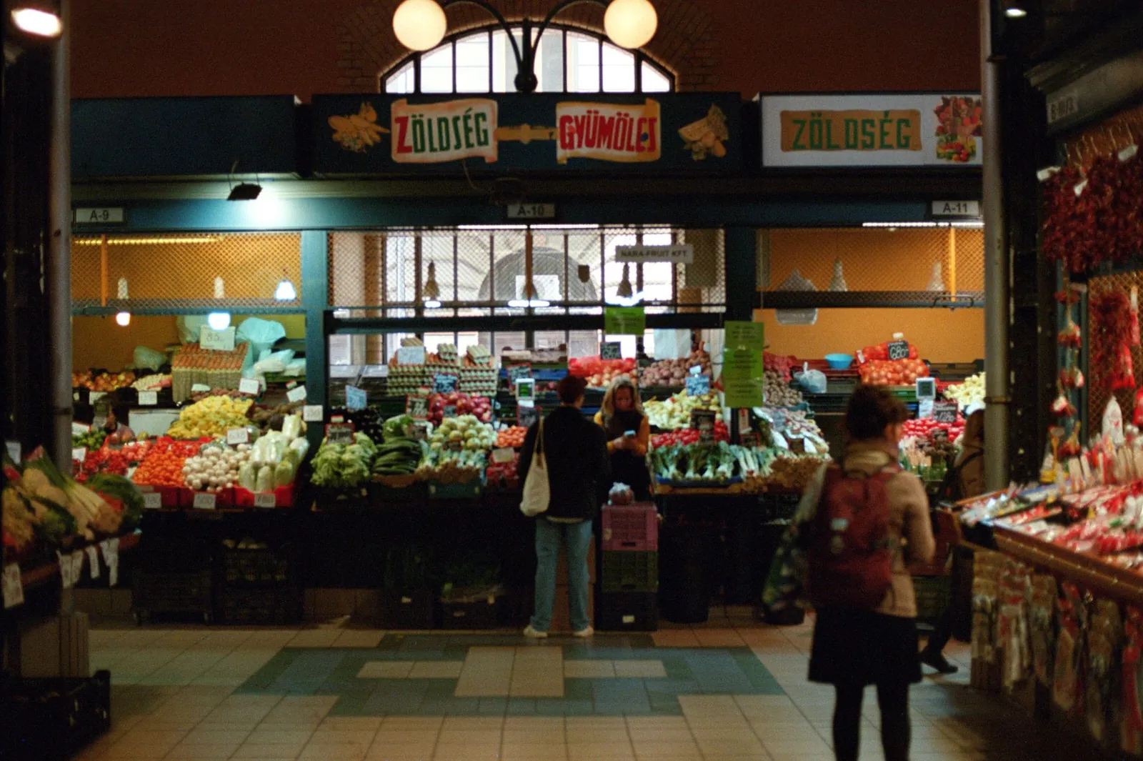 The Great Market Hall in Budapest