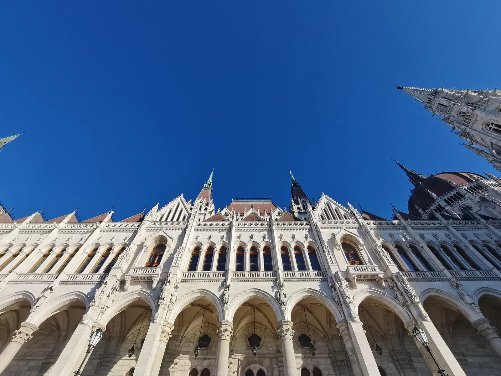 The Hungarian Parliament building in Budapest